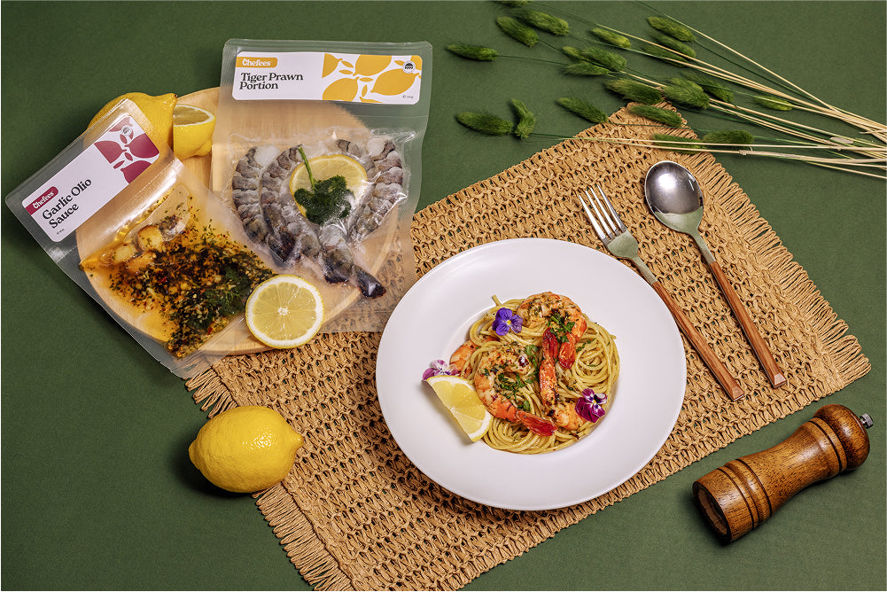 Prawn Aglio Olio (Just Add Pasta!)