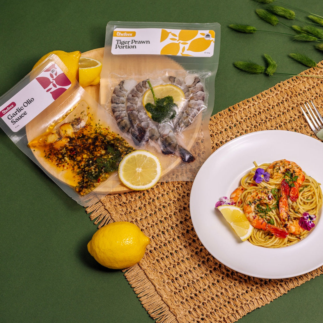 Prawn Aglio Olio (Just Add Pasta!)