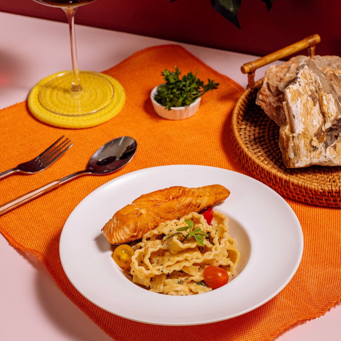 Tuscan Salmon Pasta (Just Add Pasta!)