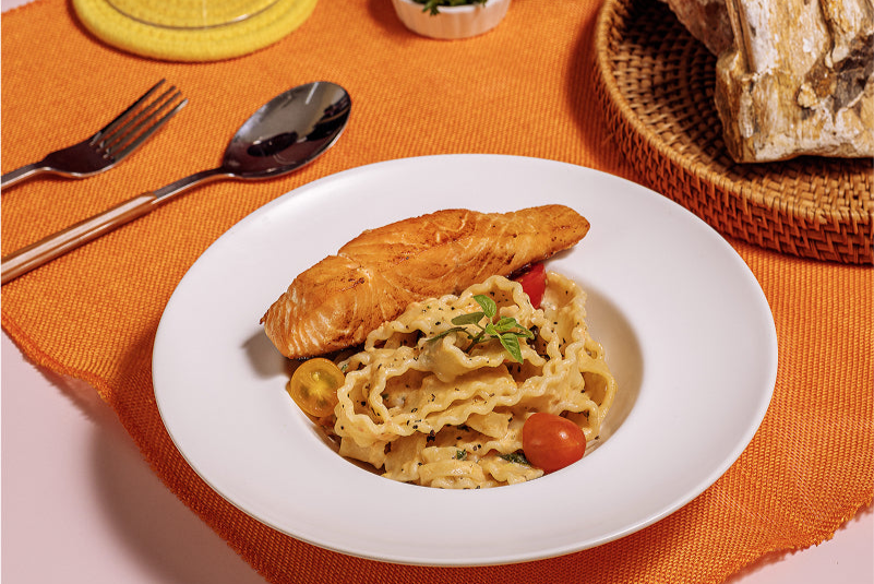 Rich Tuscan Salmon Pasta (Just Add Pasta!)