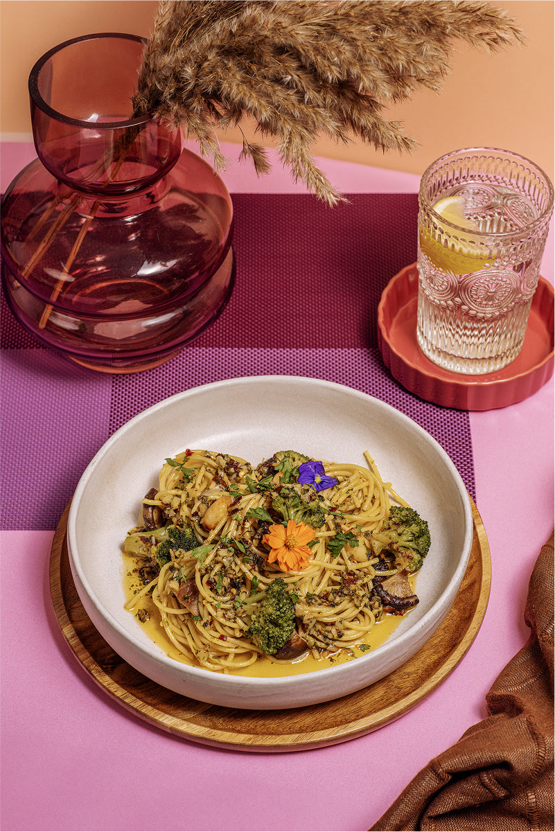 Mushroom & Broccoli Aglio Olio (Just Add Pasta!)