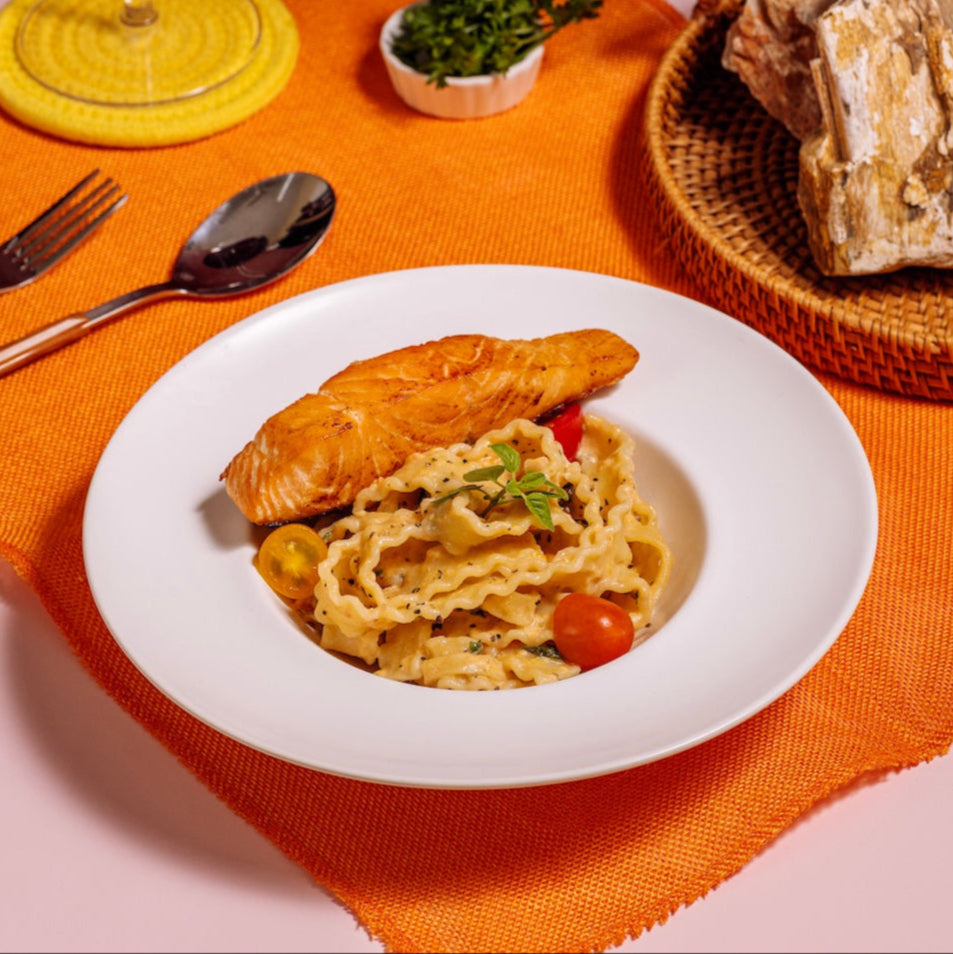 Tuscan Salmon Pasta (Just Add Pasta!)