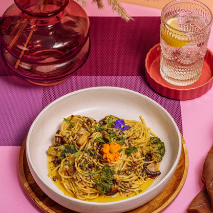 Mushroom & Broccoli Aglio Olio (Just Add Pasta!)