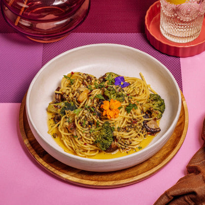 Mushroom & Broccoli Aglio Olio (Just Add Pasta!)