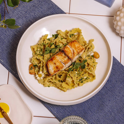 Lemon Butter Seabass Pasta (Just Add Pasta!)